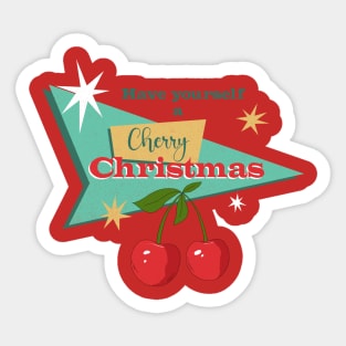 Have Yourself a Cherry Christmas! Sticker